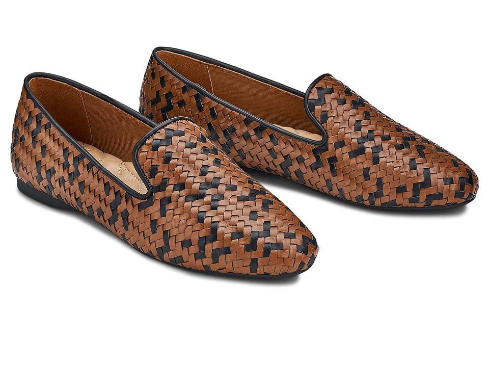 Birdies Starling Woven Flat (Cognac Basket Weave Woven) Women's Shoes Product Image