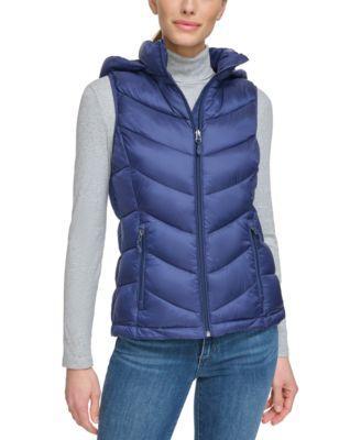 Charter Club Womens Packable Hooded Puffer Vest, Created for Macys Product Image