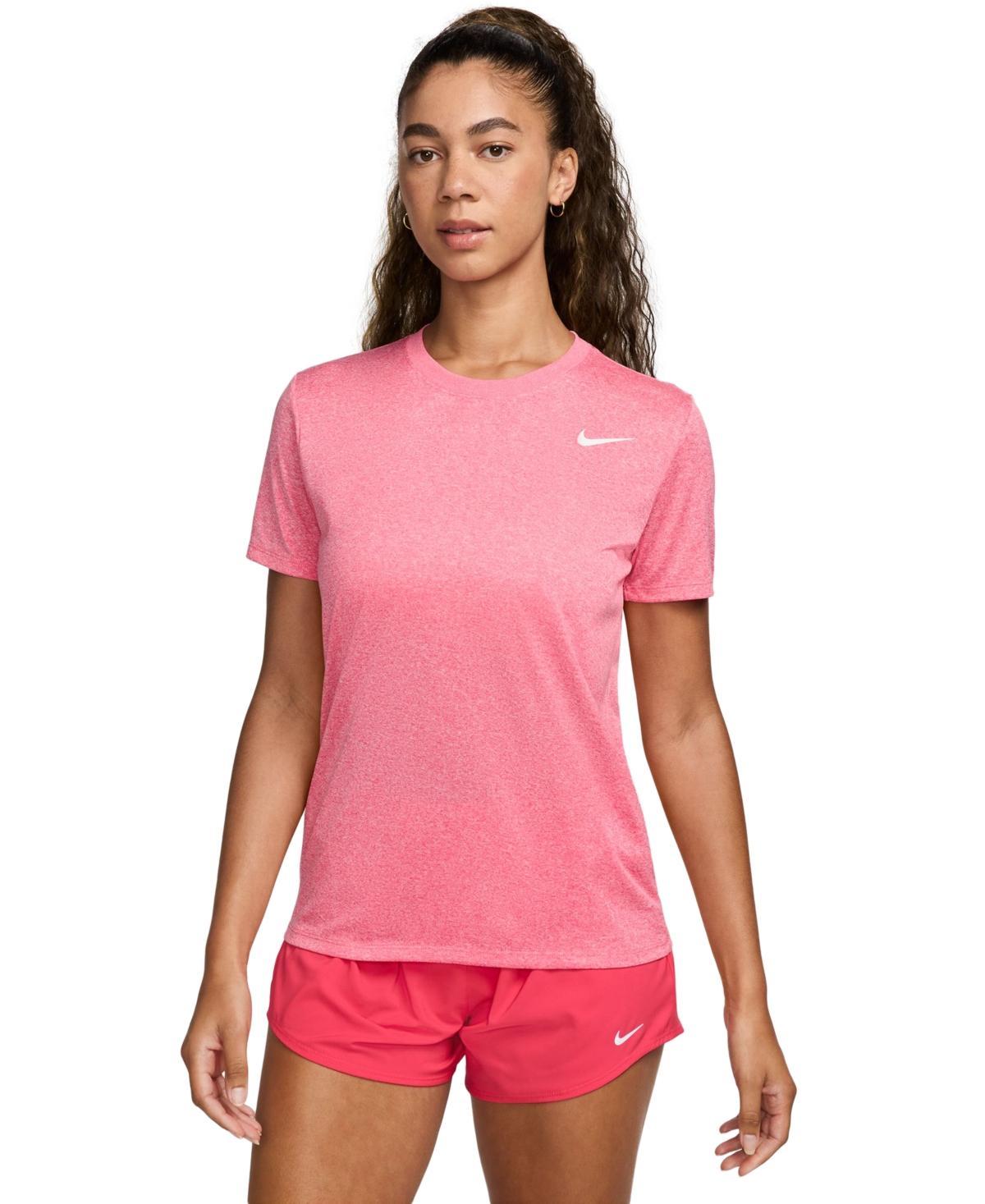 Nike Womens Nike Dri-FIT Ragland LBR T-Shirt - Womens Black/White Product Image