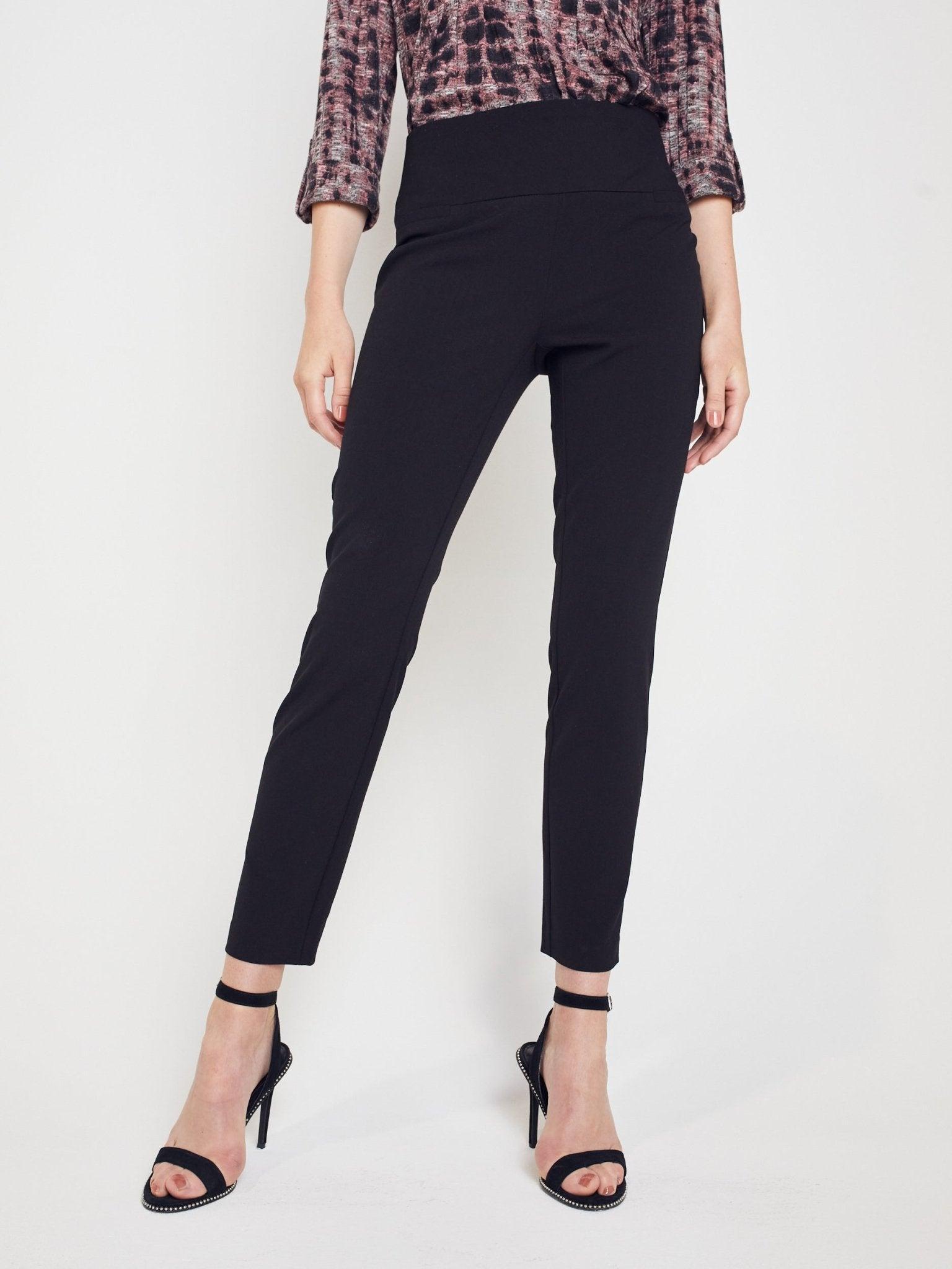 Roz & Ali Secret Agent Pants with Slim Leg & Wide Waistband - Petite Product Image