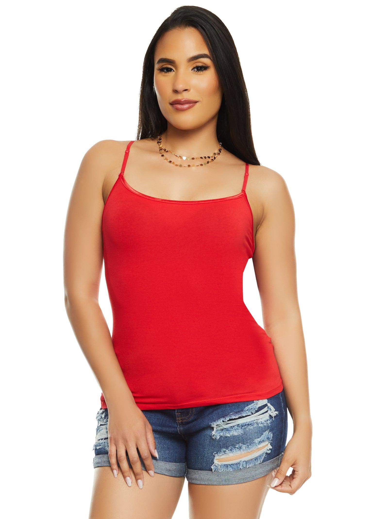 Womens Solid Scoop Neck Cami product image