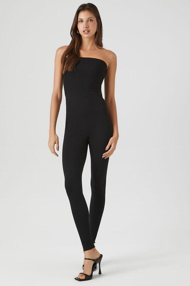 Sweater-Knit Tube Jumpsuit | Forever 21 Product Image