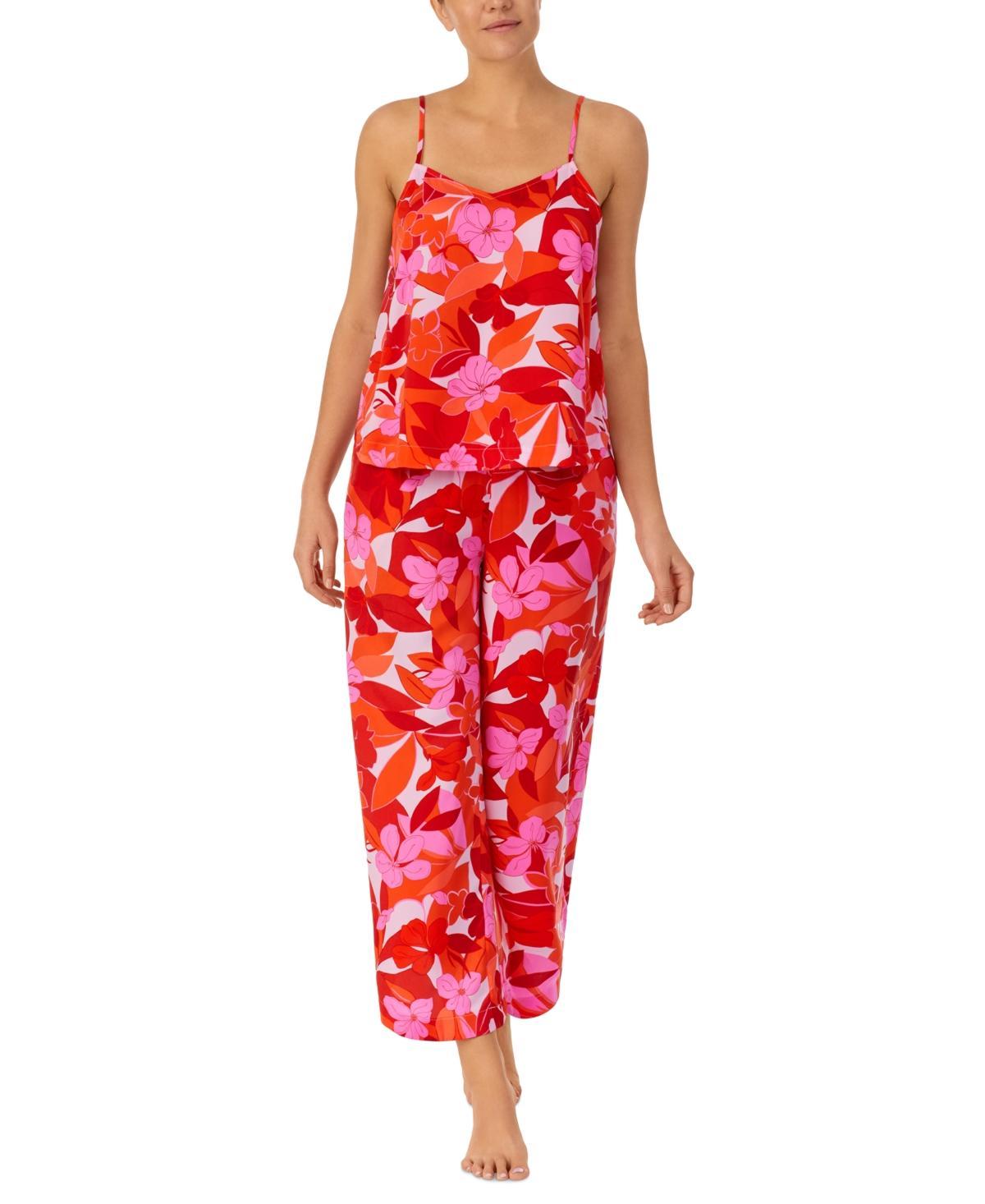 Sanctuary Womens 2-Pc. Cami Cropped Pajamas Set Product Image