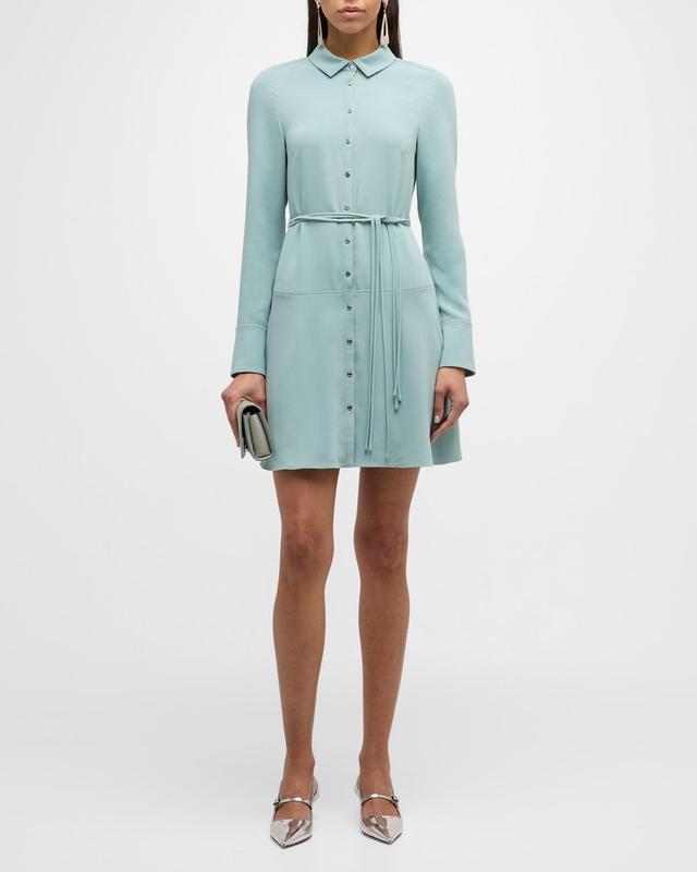 Angie Long-Sleeve Shirtdress Product Image