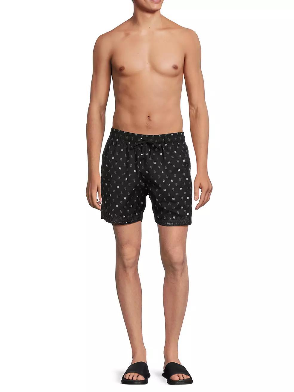 MA Paisley Drawstring Swim Trunks Product Image