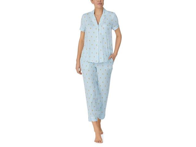 kate spade new york Printed Cropped Pajamas Set Product Image