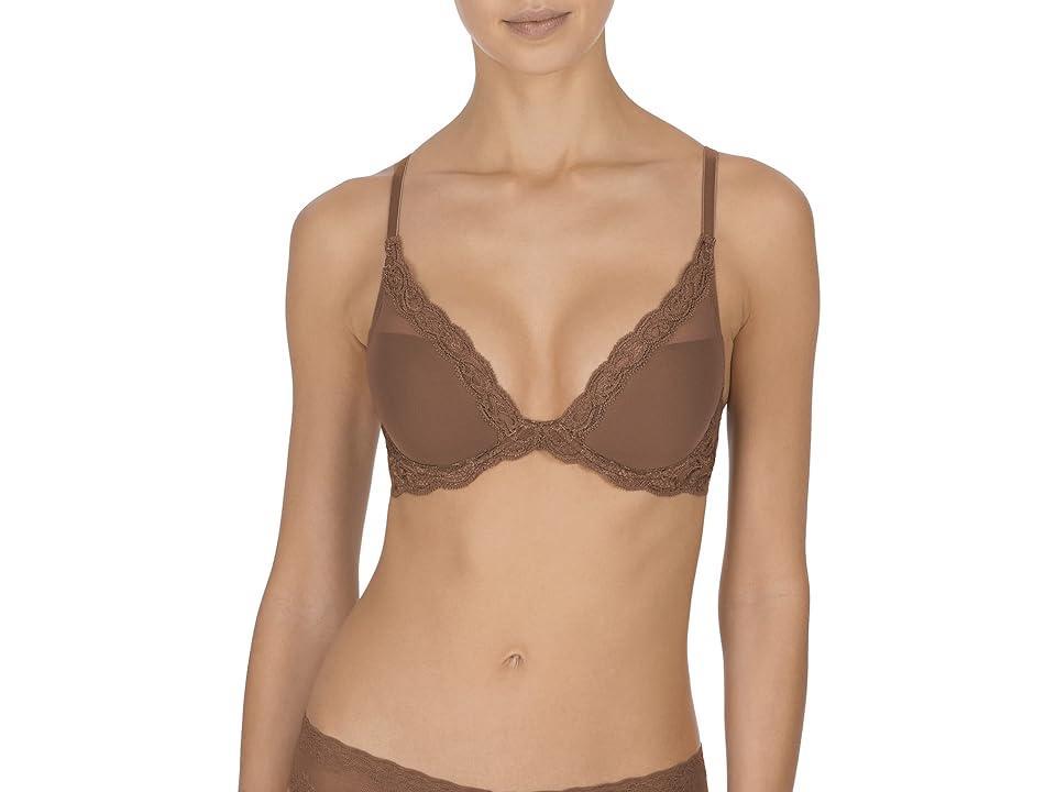 Natori Feathers Contour Plunge Bra (Cinnamon) Women's Bra Product Image