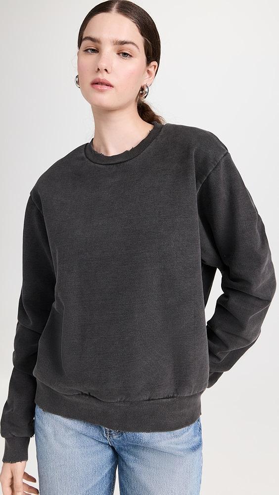 MOUSSY VINTAGE MV Product Processing Neck Sweatshirt | Shopbop Product Image