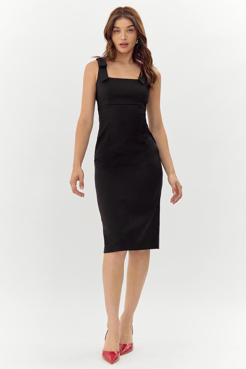 "Karissa" Shoulder Tie Dress Product Image