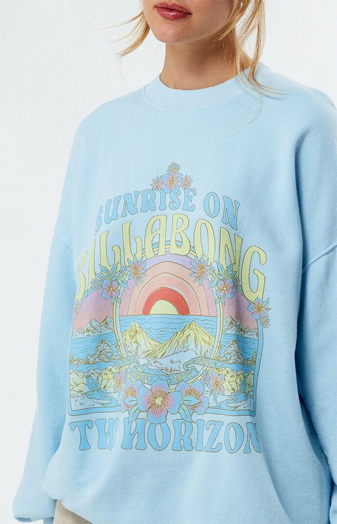 Billabong Ride In Cotton Blend Graphic Sweatshirt Product Image