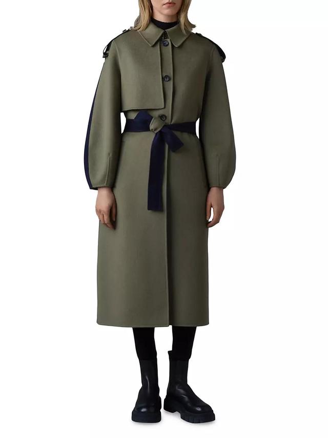 Ceyla Double-Face Wool Belted Coat Product Image