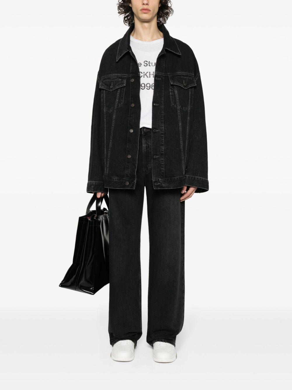 ACNE STUDIOS Low-rise Loose-fit Jeans In Black Product Image