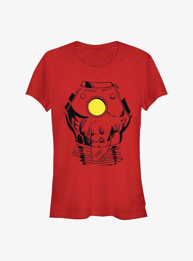 Marvel Iron Man Iron Man Suit Girls T-Shirt Product Image