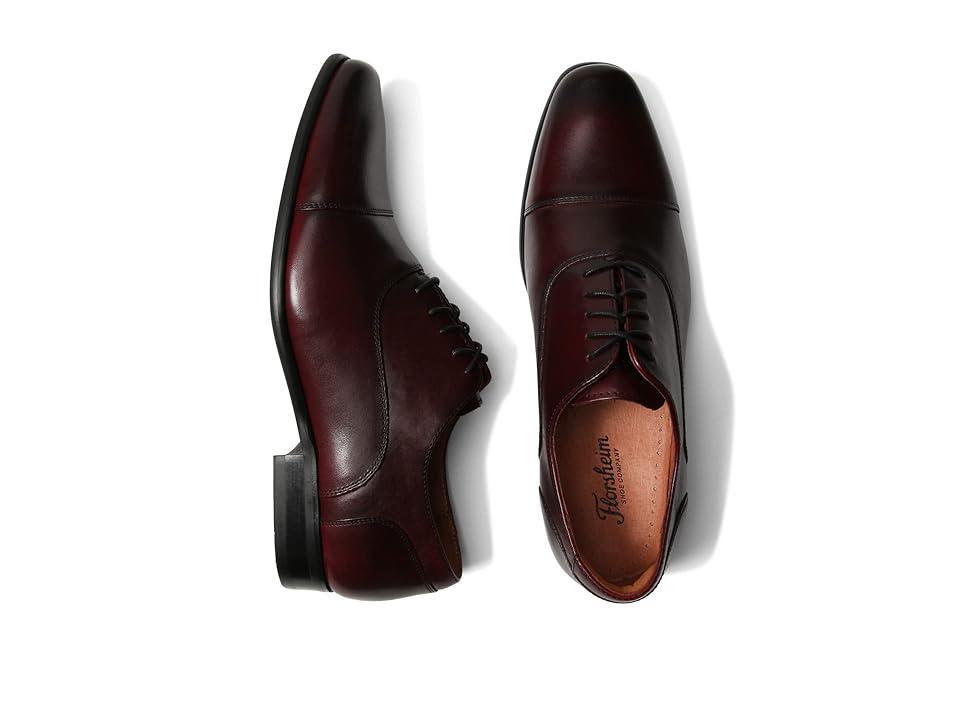 Florsheim Postino Cap Toe (Wine Smooth) Men's Shoes Product Image