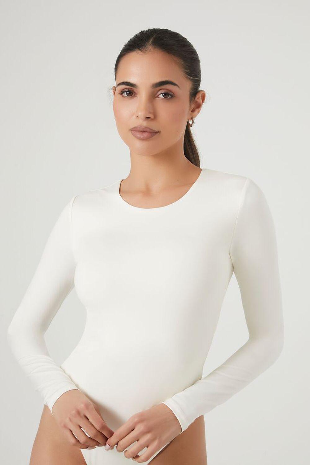 Contour Sculpt Long-Sleeve Bodysuit | Forever 21 Product Image