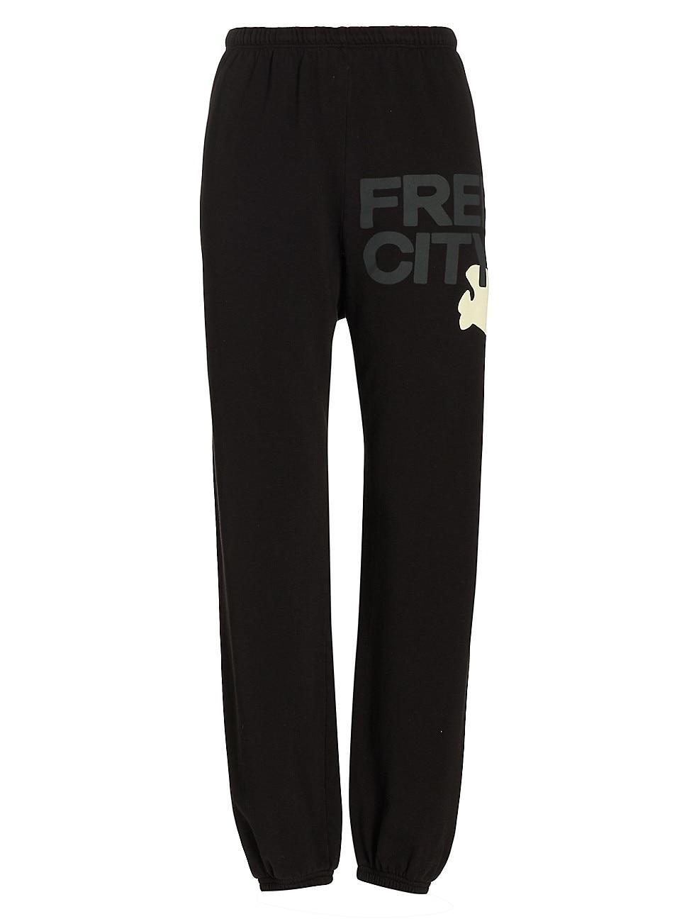 Womens Logo Cotton Sweatpants Product Image