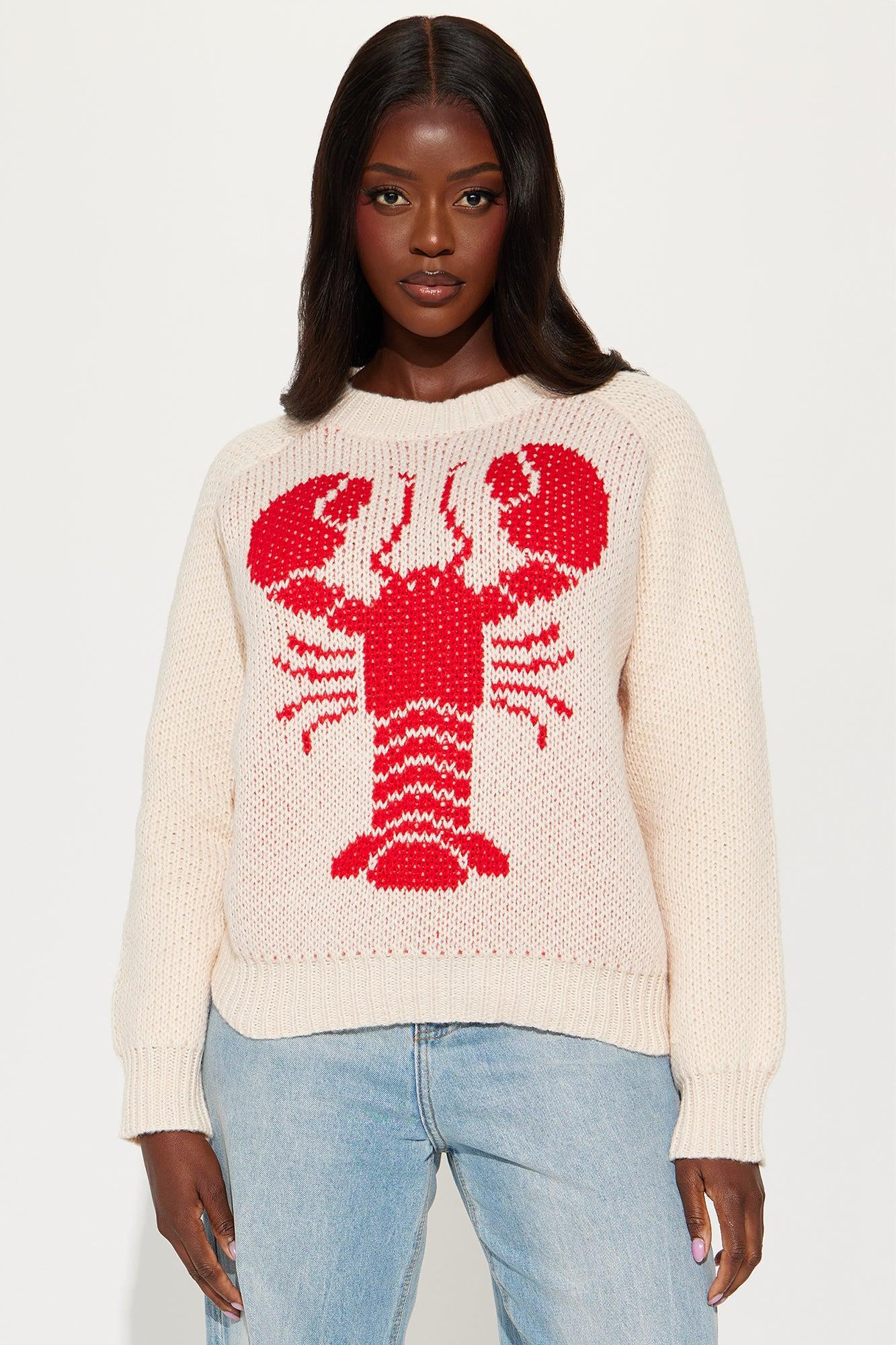 By The View Lobster Sweater - Sand/combo Product Image