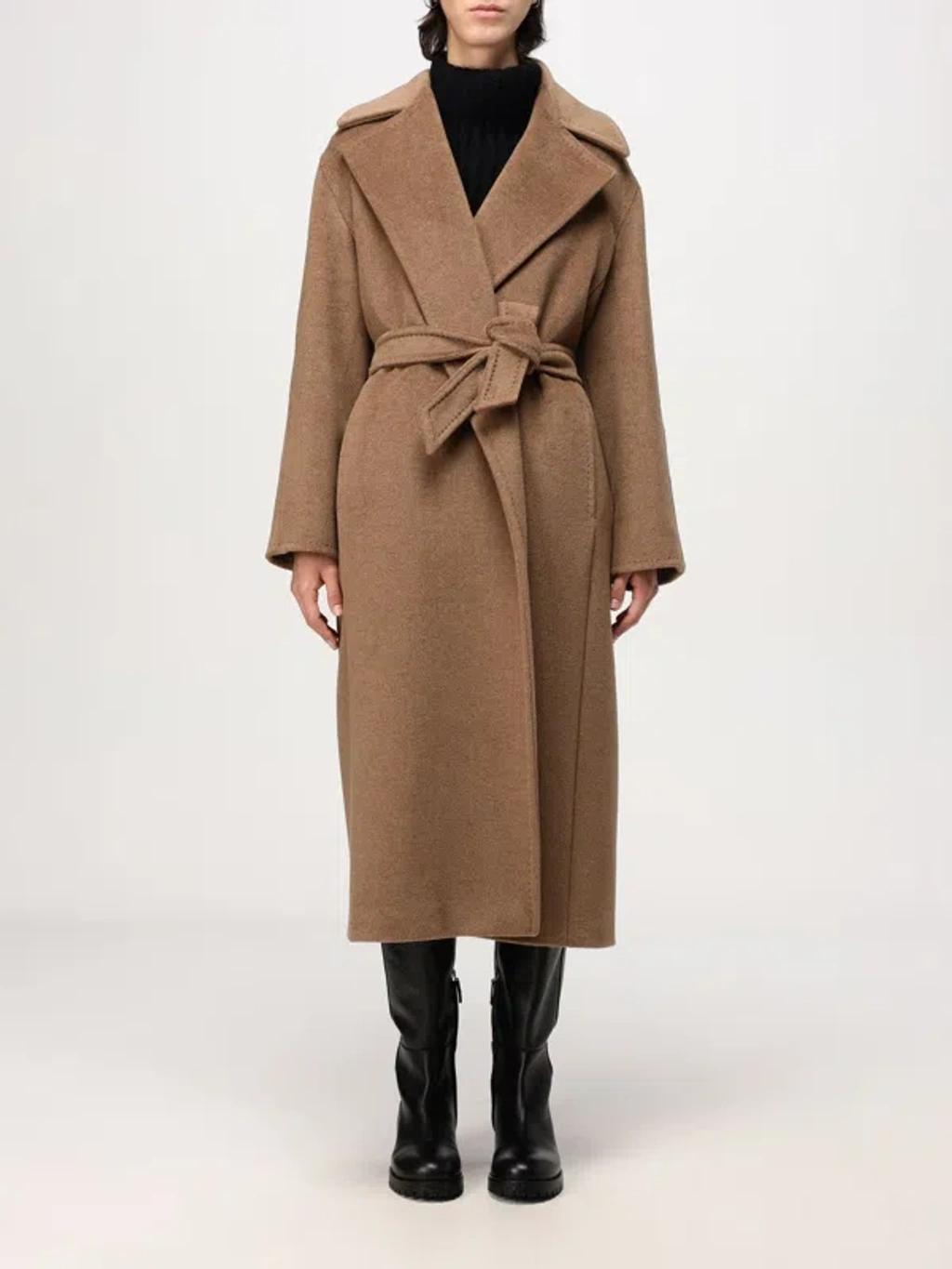 MAX MARA Coat Woman Hazel Women In Brown product image