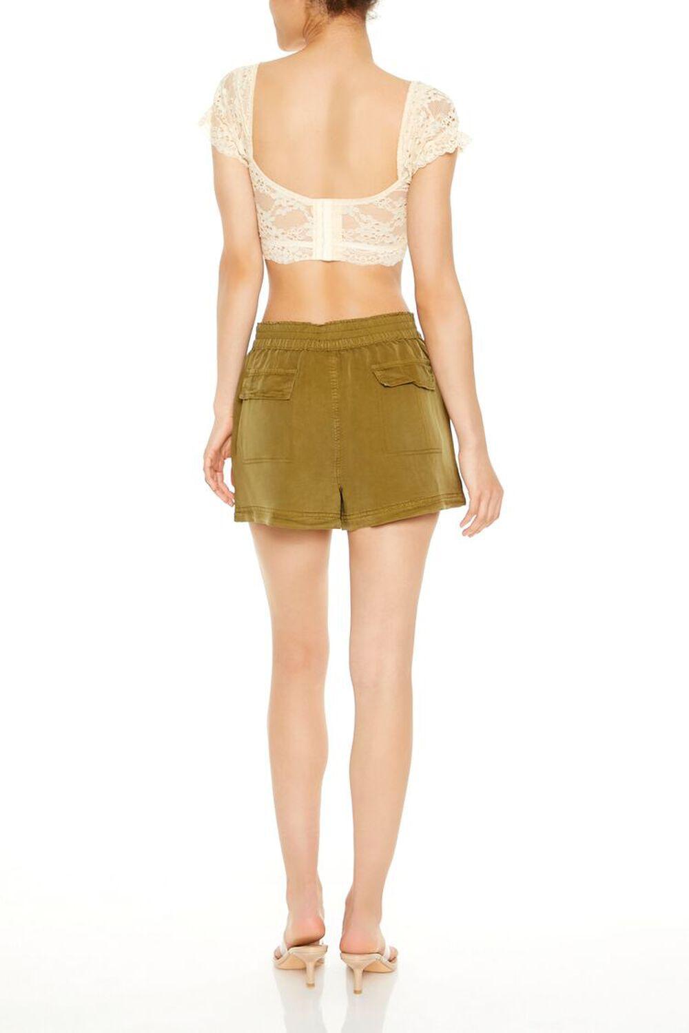 Smocked High-Rise Shorts | Forever 21 Product Image