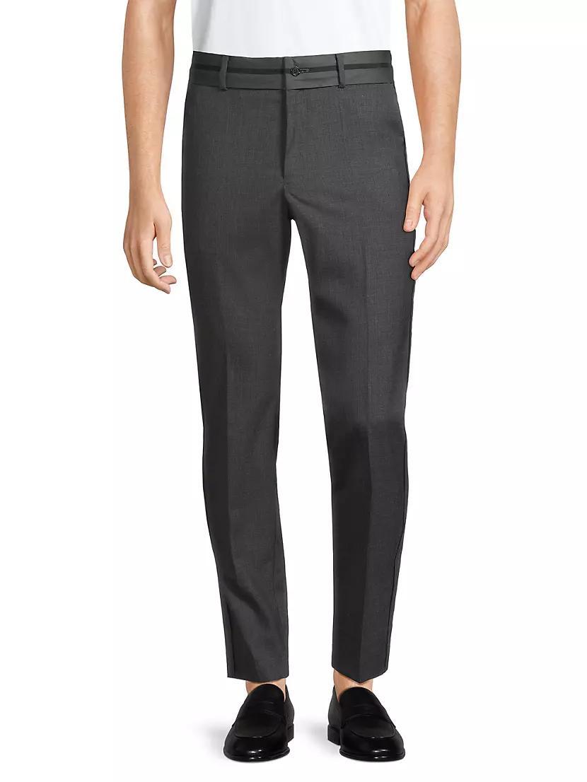 Wool Slim-Fit Trousers Product Image