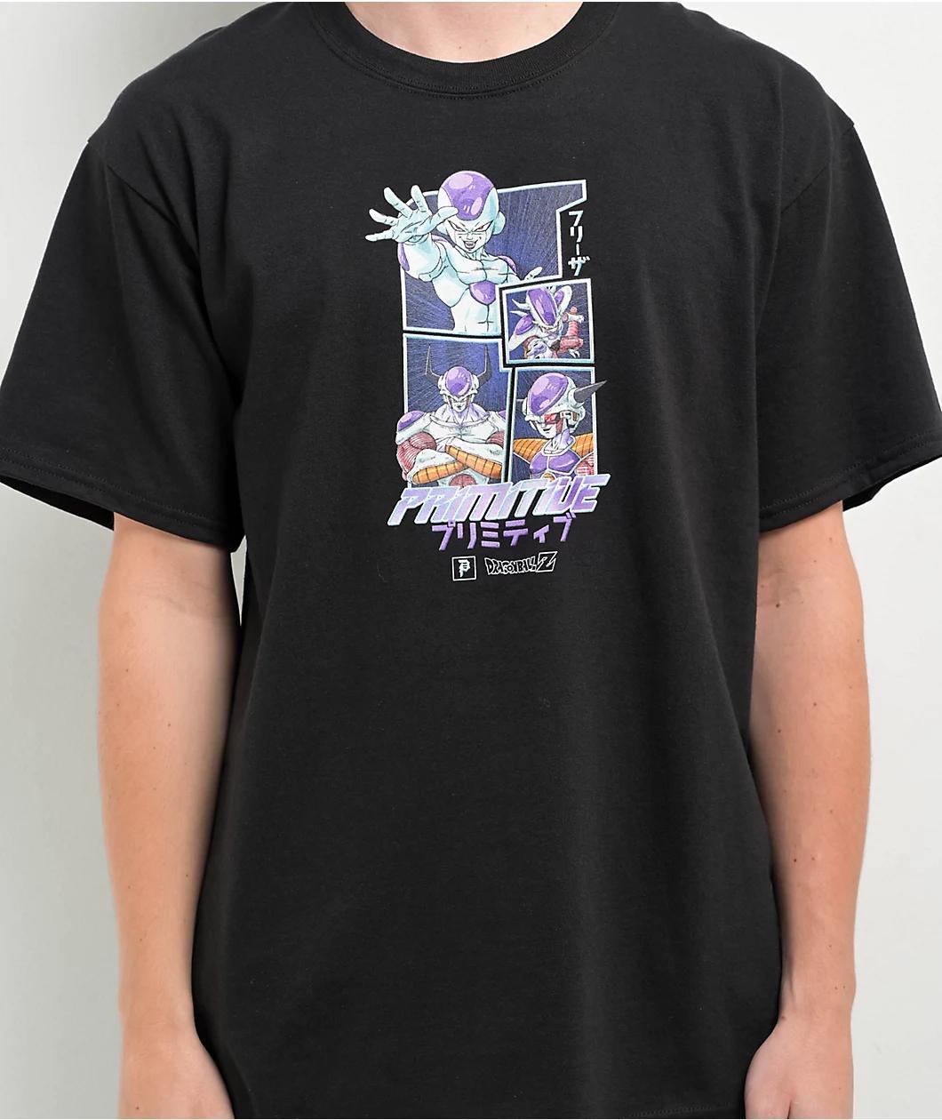 Primitive x Dragon Ball Z Frieza Forms Black T-Shirt Product Image