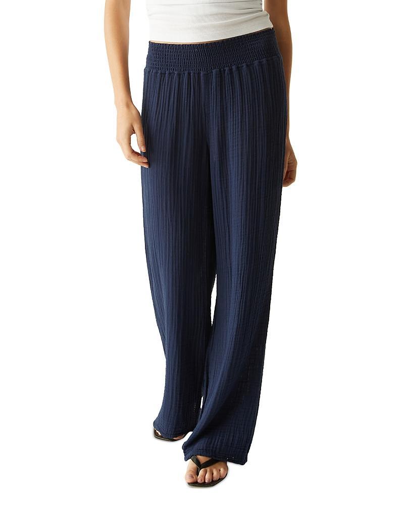 Michael Stars Smocked Wide Leg Pants Product Image