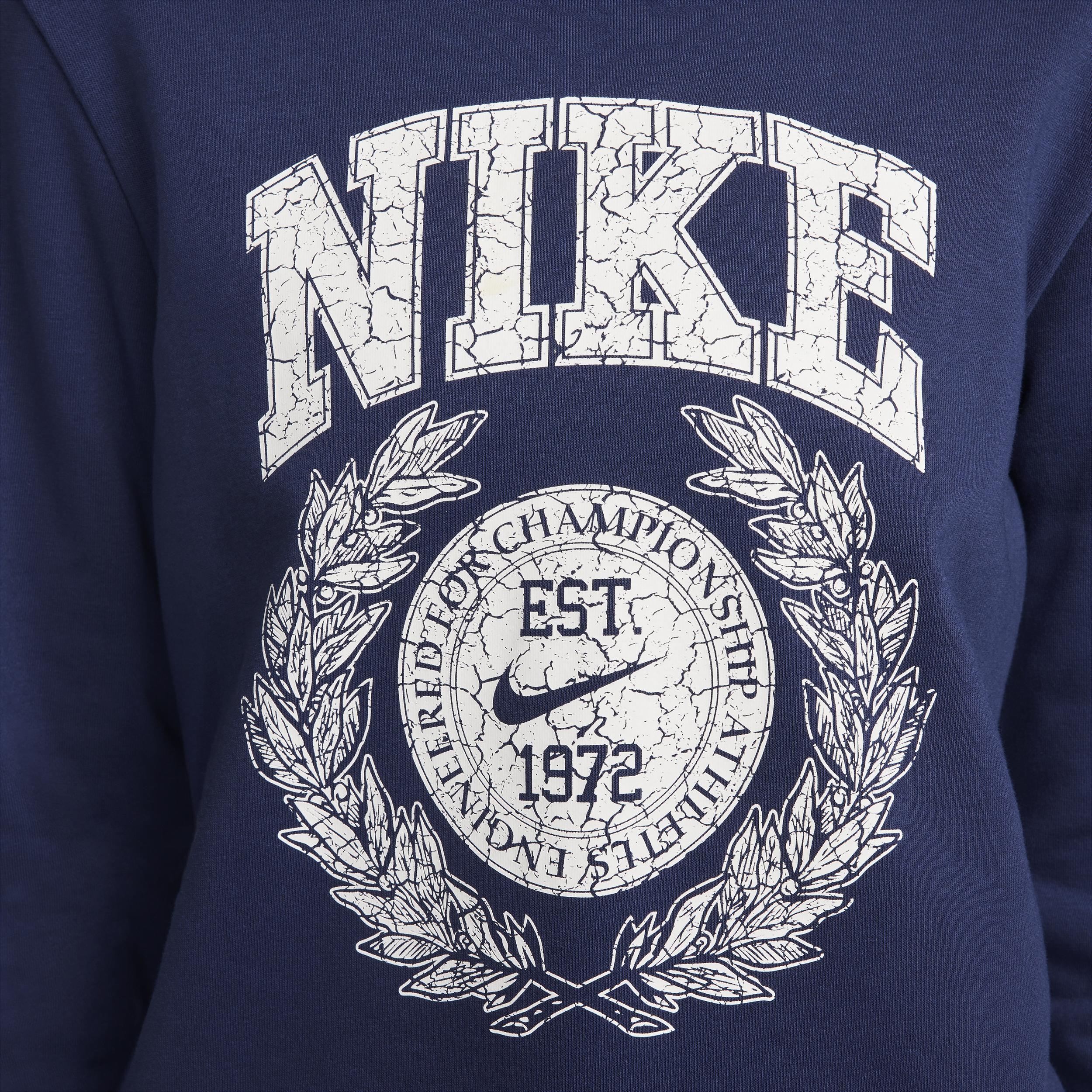 Women's Nike Sportswear Club Fleece Crew-Neck Sweatshirt Product Image