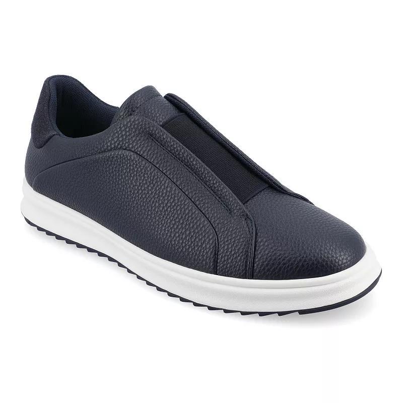 Vance Co. Matteo Mens Tru Comfort Foam Slip-on Sneakers Blue Product Image