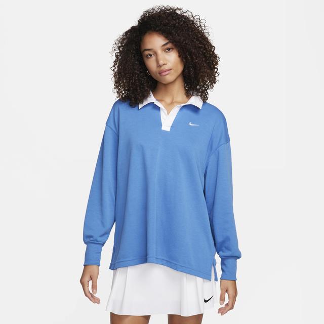 Nike Sportswear Essential Women's Oversized Long-Sleeve Polo Product Image