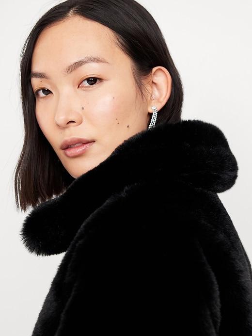 Faux-Fur Zip Jacket Product Image