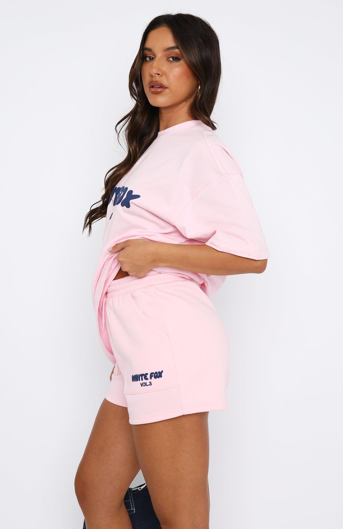 Offstage Oversized Tee Posy Pink Product Image