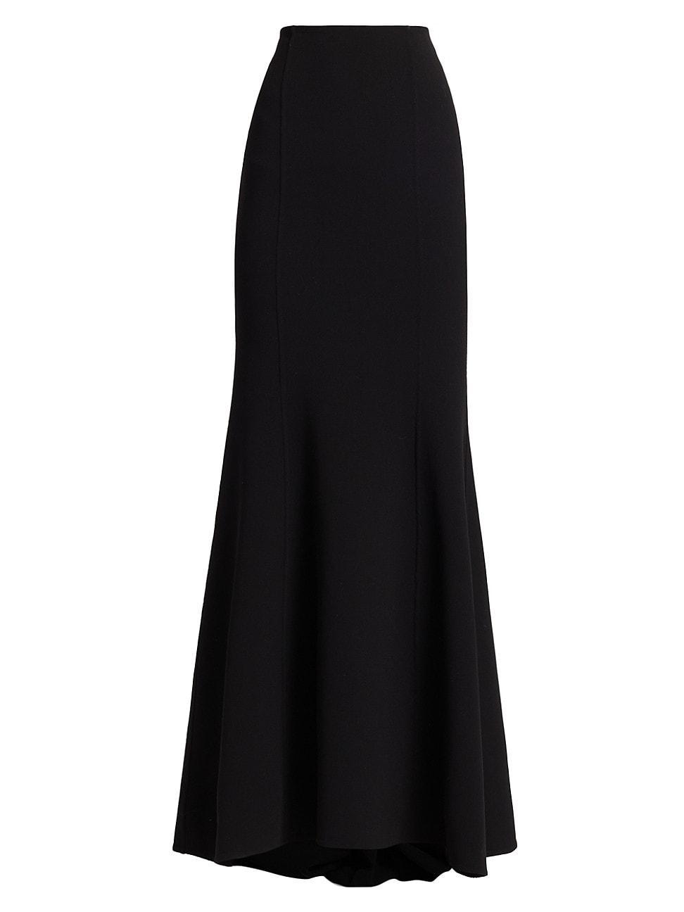 Womens Fishtail Maxi Skirt Product Image