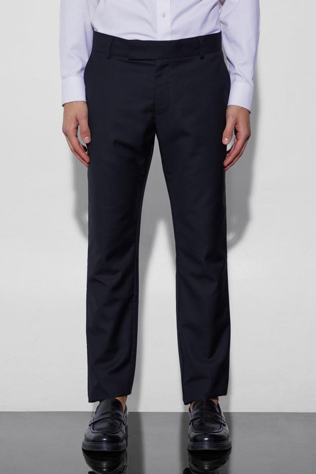 Slim Fit Tuxedo Dress Pants | boohooMAN USA Product Image