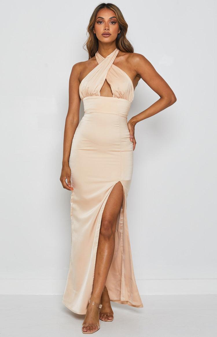 Higher Love Formal Dress Champagne Product Image