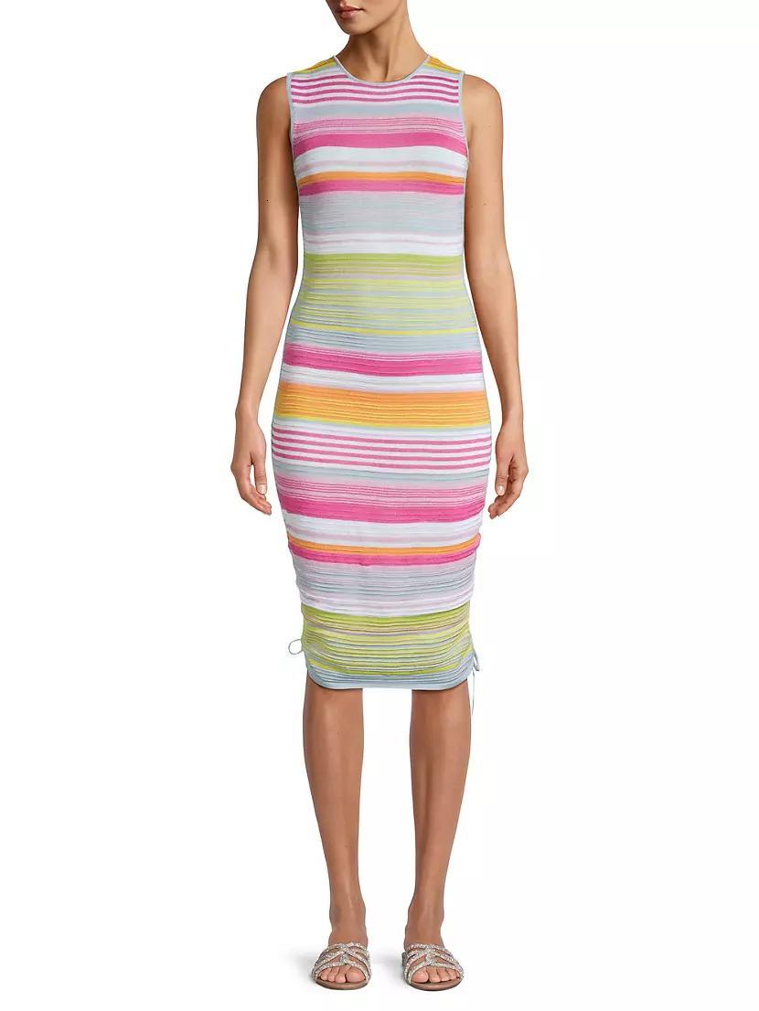 Natalie Stripe Cover-Up Dress Product Image