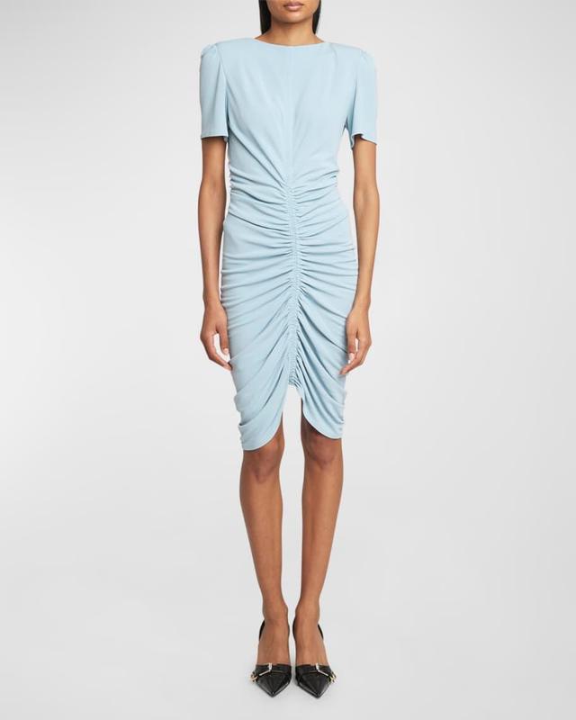 Ruched Midi Dress Product Image