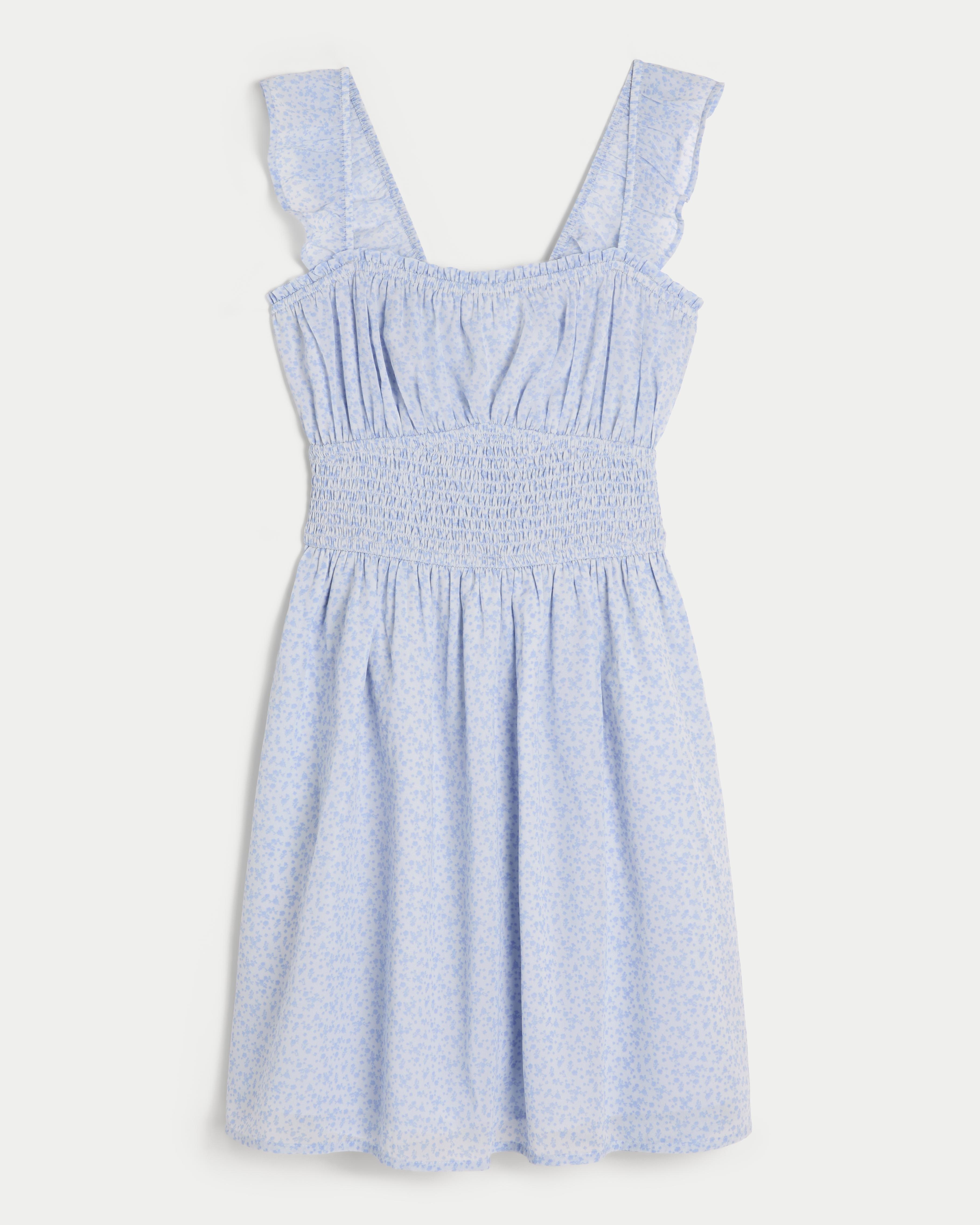 Hollister Saidie Chiffon Flutter Sleeve Mini Dress Product Image