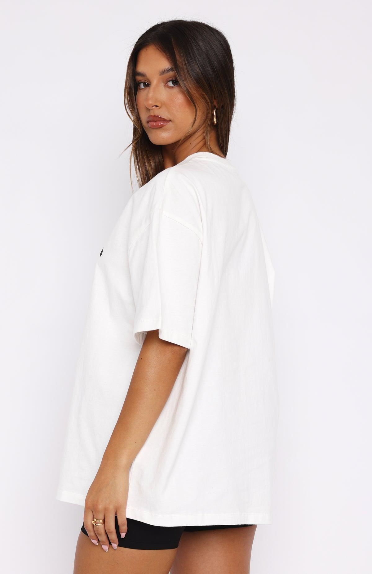 Looking For More Oversized Tee White Product Image