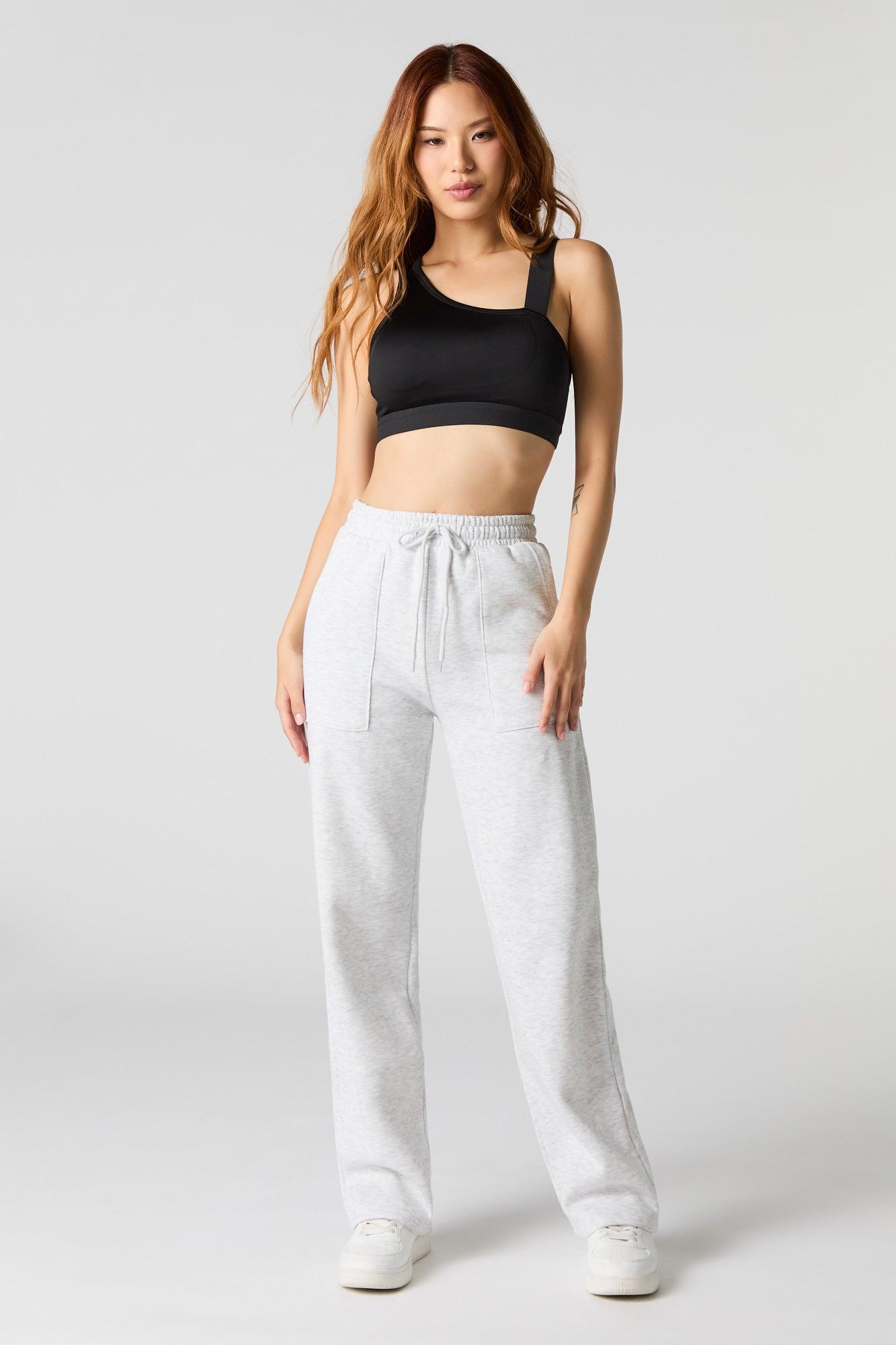 Wide Leg Fleece Sweatpant Female Product Image