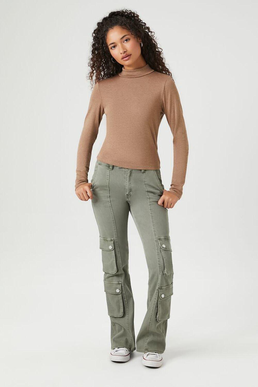 Fitted Turtleneck Top | Forever 21 Product Image