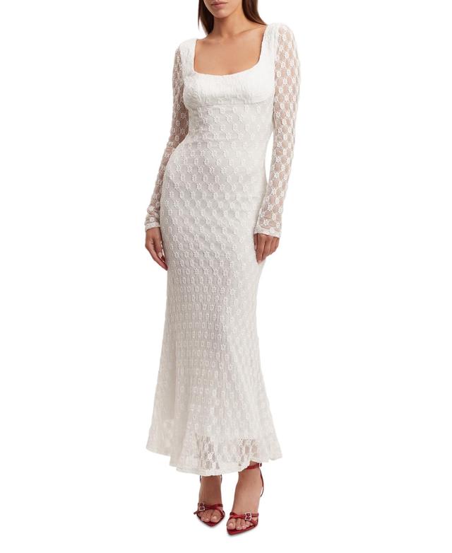 Womens Adoni Lace Midi-Dress Product Image