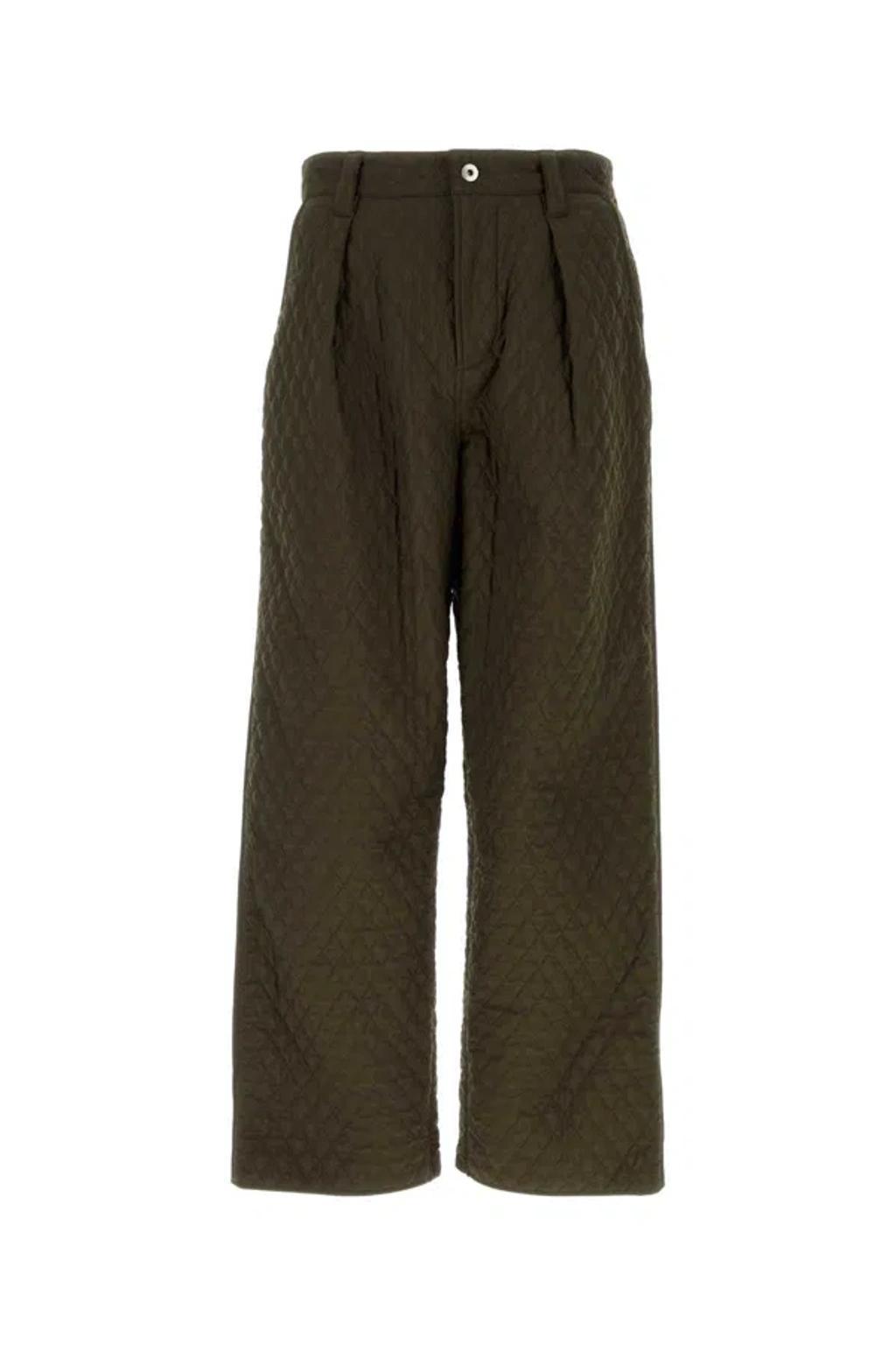 Army Green Nylon Pant Product Image