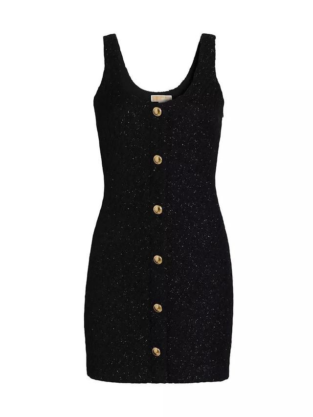 Metallic Tweed Wool-Blend Minidress Product Image