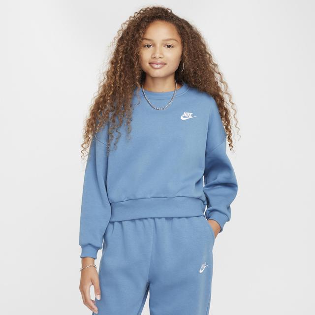 Girls 7-16 Nike Sportswear Club Fleece Crewneck Sweatshirt, Girls Product Image