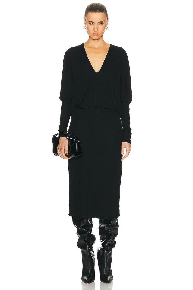 Interior The Clara Dress Black. (also in ). Product Image