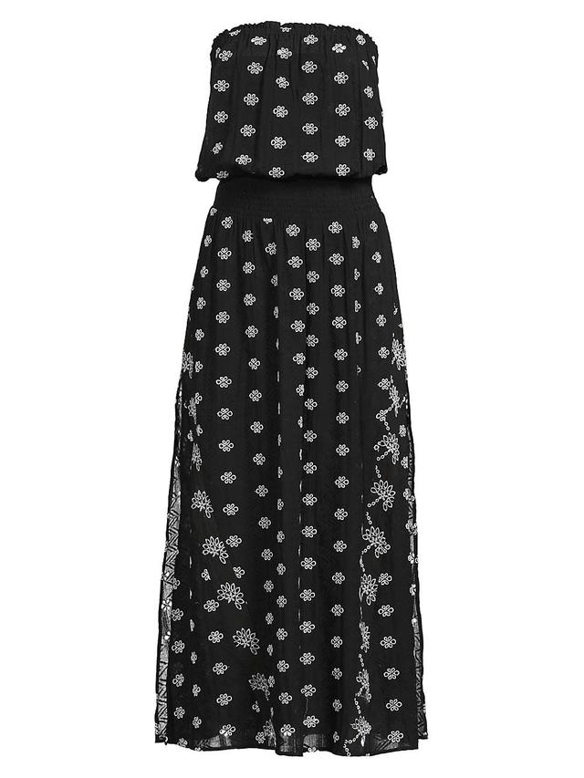 Womens Cynthia Cotton Eyelet Midi-Dress Product Image