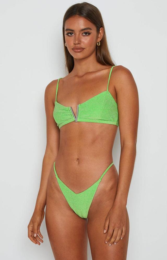 Theo Green Bikini Top Product Image