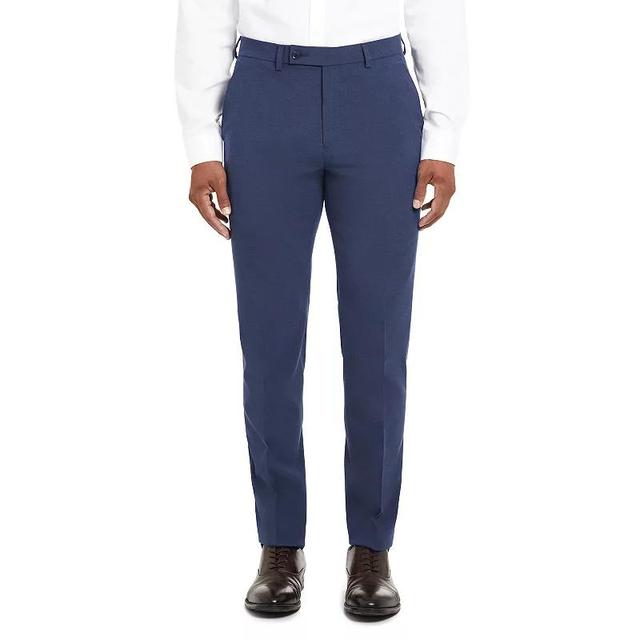 Mens Ben Sherman Stretch Slim-Fit Suit Pants Blue Solid Product Image