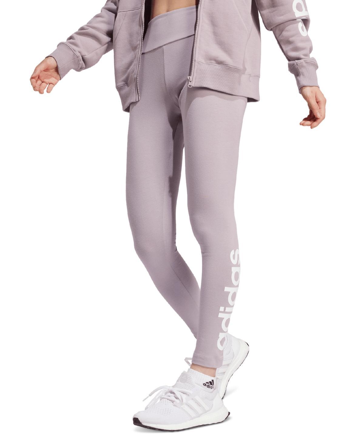 Adidas Womens LOUNGEWEAR Essentials High-Waisted Logo Leggings Product Image