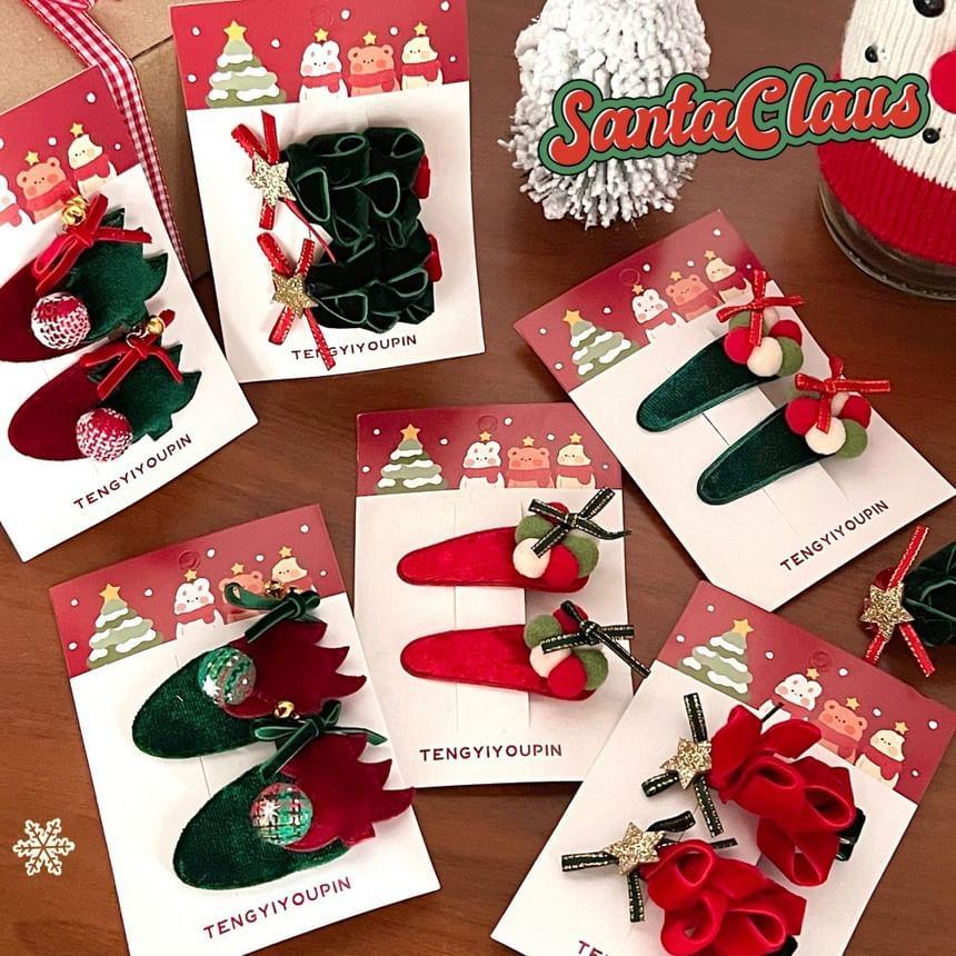 Set of 2: Christmas Hair Clip Product Image